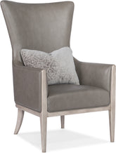 Hooker Furniture Living Room Kyndall Club Chair with Accent Pillow